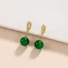 Pendientes 2022 Nueva Moda Piedra Ojo de Gato Pendientes adelgazantes que reducen la edad con pendientes de temperamento de moda súper brillantes