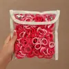 Diadema para el Cabello de Niñas, Alta Elasticidad, Goma para Cola de Caballo, Duradera y No Dañina para el Cabello, Diadema para Bebé, Cuerda Popular para el Cabello, Cuerda de Cuero
