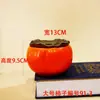 Adornos de Caqui de Año Nuevo para la Buena Suerte, Decoraciones Creativas para la Atmósfera del Festival de Primavera, Frutas Artificiales para Decoración de Mesa para Sala de Estar y Oficina