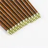 Arco y Flecha flecha de carbono grano de madera pluma real de 5 pulgadas cabeza intercambiable belleza caza arco compuesto tradicional 6.2mm Soporte de flecha perturbación 400-600