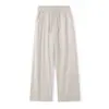2026 Verão Novo Calça de Linho Lyocell Masculina Primavera Verão Fina Solta Perna Reta Calça Longa Calça Casual Tencel