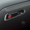 Adecuado para Benz nueva Clase C GLC W205 fibra de carbono manija de copiloto pegatinas de marco accesorios de modificación interior de coche
