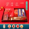 Conjunto de Presente de Primeiro Aniversário para Bebês Meninas e Meninos, Adereços de Tapete Grab-And-Go em Estilo Chinês, Artesanato em Madeira