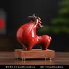 Decoração Tang Ma da Sorte Animal de Cerâmica Sala de Estar Chinesa Entrada Bar Armário de Vinho Estante Antiga Decoração Mesa de Escritório Decoração