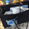 Marca Zangdeng Bolso Tote de Pie de Gran Capacidad Hecho a Medida para Conciertos 2.0 Compartimento Oculto de Doble Capa para Teléfono Móvil Bolso de Fieltro Hecho a Mano
