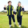 Chaquetas de Estudiante, Uniformes Escolares, Ropa de Otoño e Invierno, Conjunto de Tres Piezas Estilo Universitario, Uniformes Desmontables para Clases Deportivas Infantiles, Uniformes de Jardín de Infancia