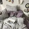 Juego de ropa de cama de gasa de doble capa para madre e hijo de grado A, con un patrón floral retro, que incluye una funda de edredón, una sábana bajera y un juego de sábanas de tres piezas para dormitorios