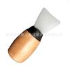 Nova escova de máscara de silicone Soft Head escova de bambu escova de silicone salão de beleza caseiro spa máscara aplicador