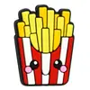 Serie de bolígrafos de dibujos animados de comida transfronterizos, accesorios de cuentas, parches gruesos de goma blanda perforados de doble cara, cuentas quemadas, accesorios de cuentas