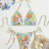 2022 Amazon, AliExpress, Un Bikini Sexy con Estampado de Flor Primera para Solicitar Nuevos Trajes de Baño