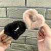 Horquilla de pelo de felpa con forma de corazón para otoño e invierno, pinza para el pelo en la parte posterior de la cabeza, pinza de agarre para mujer, pinza de tiburón peludo Advanced Sense, tocado