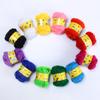 Jardim de infância artesanal diy material cor lã bola crianças artesanal diy criativo tecido pasta pintura atacado