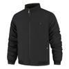 99015 Entidad Transfronteriza Primavera y Otoño Nueva Chaqueta de Cuello Casual de Negocios para Hombres de Mediana Edad Doble para Hombres de Mediana Edad