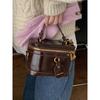 Bolso de Mano Retro de Alta Gama para Mujer 2024 Nuevo Combinable Casual Sencillo a la Moda Elegante para Ir al Trabajo Bandolera Bolso Cuadrado Pequeño