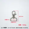 Hebillas de Gancho de Aleación de Zinc Fundición a Presión al por Mayor del Fabricante, Mosquetones de Múltiples Especificaciones, Broches de Langosta Metálicos, Ganchos de Resorte, Hebillas de Gancho para Bricolaje