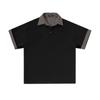Camisa Polo Masculina e Feminina Estilo Preppy Retro Americano Camiseta de Verão de Manga Curta Tops Casuais Soltos para Casal