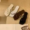 Chanclas Sencillas de Tira Fina 2025 para Mujer, Zapatos Planos de Verano para Exteriores, Chanclas Antideslizantes para Playa, Sandalias Casuales de Vacaciones
