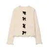 Ins Transfronterizo Europa 2026 Nueva Moda Temperamento Amazon Ropa de Mujer al por Mayor Cardigan de Punto de Manga Larga con Cuello Redondo
