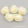 Flores Artificiais, Cabeças de Rosa Hortênsia Branca, Flores Falsas, Flores Artificiais com um Toque Sofisticado, Materiais DIY Realistas, Flores de Casamento