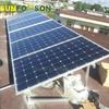 Placa de telhado plana de telha de aço colorida suporte de alumínio fixo ângulo fixo painel solar conjunto vertical suporte