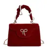 Bolso de Año Nuevo de Moda Bolso de Mano Moderno 2026 Nuevo Estilo Bolso Cruzado Texturizado Perlado de Moda Bolso de Cadena Elegante para Novia