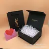 Caja de Regalo del Día de San Valentín Chino con Tapa Magnética abatible, Lápiz Labial, Perfume, Base Cushion, Empaque de Maquillaje Estampado en Oro, Caja de Set de Regalo y Bolsa de Regalo de Mano