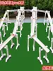 Jardín de Infancia Área de Arena y Agua Piscina de Arena para Jugar Juguetes Materiales Tubo de Canaleta de Agua de PVC Soporte Juego de Agua Tubería de Flujo de Agua