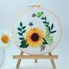 Pintura Colgante Hecha a Mano Bordado Inglés Flores y Hierba Paquete de Material DIY Bordado Lu Estereoscópico Serie Flores Mariposas Pintura Básica para Principiantes