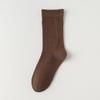 Calcetines sin hueso para niños, primavera y otoño, calcetines de tubo medio, calcetines blancos largos de un mes, calcetines apilados, mocasines para mujer, medias de verano, calcetines de algodón