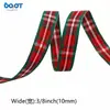 Cinta de Tela a Cuadros de 1 cm Materiales para Accesorios de Cabello DIY para Hacer Lazos, Ropa de Muñecas, Sombreros y Cintas para Envolver Regalos