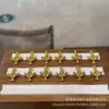 Cobre Puro Incrustado com Diamante Fantasma Pequeno Pendente Lateral Wenwan Decoração Versátil Pulseira DIY Contas Espaçadoras Corda de Tecelagem Pingente Acessórios Criativos