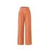 Calça Casual Solta de Tecido Drapê de Cintura Alta Wide Leg Transfronteiriça para Comércio Exterior Europeu e Americano da Amazon 2025