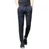 Pantalones Casuales Rectos Sueltos de Talla Grande Finos de Verano Talla Grande Modernos Versátiles de Seda de Hielo Transpirables para Hombre Comercio Exterior Transfronterizo