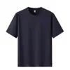 Camiseta Base Nueva de Verano Lujo Ligero, Blanca para Exteriores Sensación de Hielo Camiseta de Viscosa de Comercio Exterior, Camiseta Deportiva de Manga Corta para Hombre Personalización