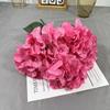 Simulación Paquete de 5 Cabezas de Hortensia Tela de Lana Hortensia Decoración de Ventana de Boda Material Paquete Base de Boda de Hortensia