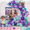 Conjunto de Balões de Aniversário Infantil para Crianças de 1 a 5 Anos, Suprimentos de Decoração para Cena de Festa, Conjunto Completo para Meninos e Meninas