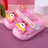 Zuecos de Sirena de Dibujos Animados para Niños, Nuevo Estilo de Verano, Suela Suave, Transpirables, Para Casa, Niños y Niñas, Sandalias de Suela Suave, Resistentes al Desgaste