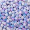 Jade de cristal roto cuentas redondas de dos colores pulsera DIY collar cuentas para ensartar grietas de hielo cuentas de doble bola material para joyería accesorios