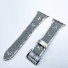 Adecuado para Apple Iwatch9S11 S12 Watch con Estampado de Mariposas Moda Correa de Cuero para Apple Watch