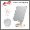 Venta al por mayor de fábrica espejo de tocador de cristal con atenuación táctil espejo de maquillaje espejo de maquillaje LED espejo de maquillaje portátil transfronterizo