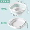 Lavabo plegable para uso en dormitorio, lavado de cara de estudiante, viaje portátil, pequeño y grande comprimido, lavabo de plástico para lavar la ropa del hogar