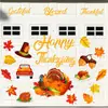 Bestseller transfronterizo otoño Acción de Gracias imanes para refrigerador personalizados para el hogar ventana puerta de garaje imanes fiesta decoración del hogar