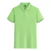 Camisa Polo de Manga Curta para Trabalho, 220g, Comércio Exterior Transfronteiriço, Tamanho Europeu e Americano, Respirável, Tamanho Grande, Impressão de Logo Personalizado