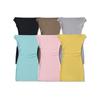 AP25199-25 Vestido Saia Colete Sem Mangas Verão Estilo Coreano Slim-fit Ombro a Ombro Cor Doce Cintura