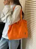 Bolsa de Gran Capacidad para Mujer 2026 Nueva Moda Otoñal Bolso de Hombro Único para Mujer Lona Versátil Bolsa Tote Para Clase Viajes