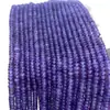2*4mm Ágata Amatista Natural Cuentas de Ábaco Cuentas Sueltas DIY Hecho a Mano Accesorios de Joyería Semi-terminados Collar Pulsera Transfronterizo