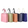 Sacolas Não Tecidas Laminadas Impressas em Cores Personalizadas, Sacolas Ecológicas com Impressão de Logo para Lojas de Roupas, Brindes Publicitários, Atacado