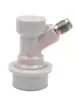 Conector de barril para entrada y salida de barril de cerveza conector para elaboración casera Keg conector rápido blanco y negro BALL LOCK