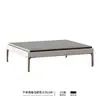 Sofá exterior de mimbre estilo nórdico, adecuado para patios, balcones, áreas de ocio al aire libre, terrazas, salas de estar y invernaderos; un juego de muebles de diseñador