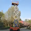 Plataforma Elevadora de Tijera Autopropulsada con Neumáticos Grandes, Elevador Autopropulsado Eléctrico/Diésel, Plataforma Elevadora de Tijera